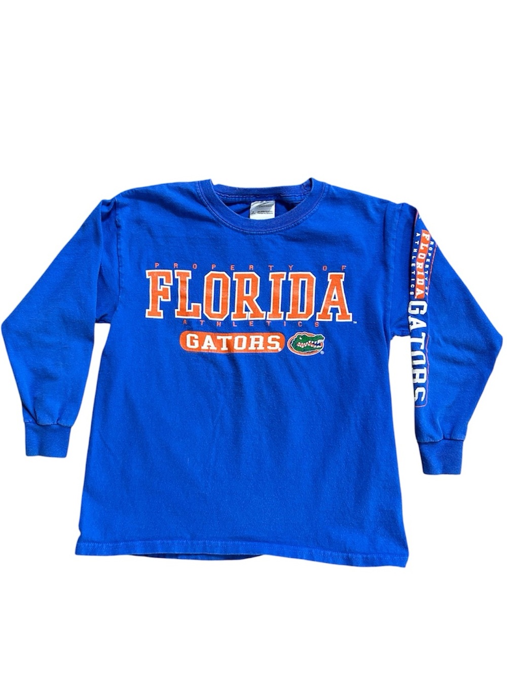 Kids University of Florida Long Sleeve T-shirt Royal Blue size Youth Small